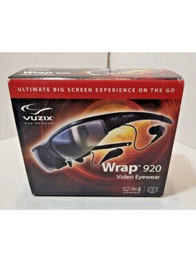 Vuzix Wrap 920 Video Eyewear with Accessories Rare